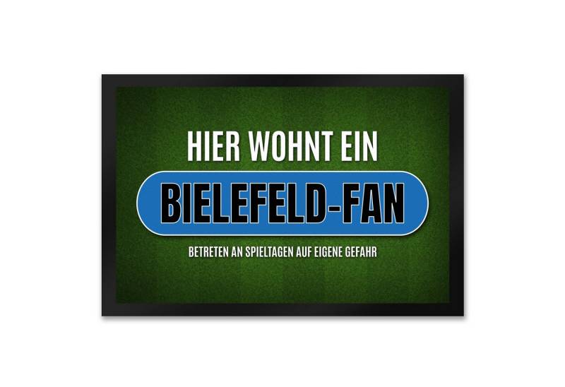 speecheese Fußmatte Hier wohnt ein Bielefeld Fan Fußmatte XXL mit Rasen Motiv speecheese Fußmatte Hier wohnt ein Bielefeld Fan Fußmatte XXL mit Rasen Motiv von speecheese