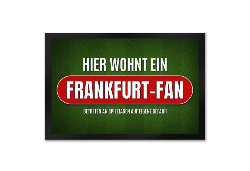 speecheese Fußmatte Hier wohnt ein Frankfurt Fan Fußmatte XXL mit Rasen Motiv speecheese Fußmatte Hier wohnt ein Frankfurt Fan Fußmatte XXL mit Rasen Motiv von speecheese