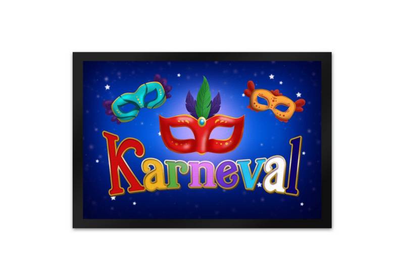 speecheese Fußmatte Kölner Karneval Fußmatte XL in 40x60 cm mit bunten Masken speecheese Fußmatte Kölner Karneval Fußmatte XL in 40x60 cm mit bunten Masken von speecheese