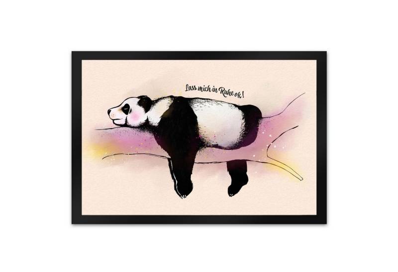 speecheese Fußmatte Panda Fußmatte XL in 40x60 cm mit Spruch Lass mich in Ruhe ok! von speecheese