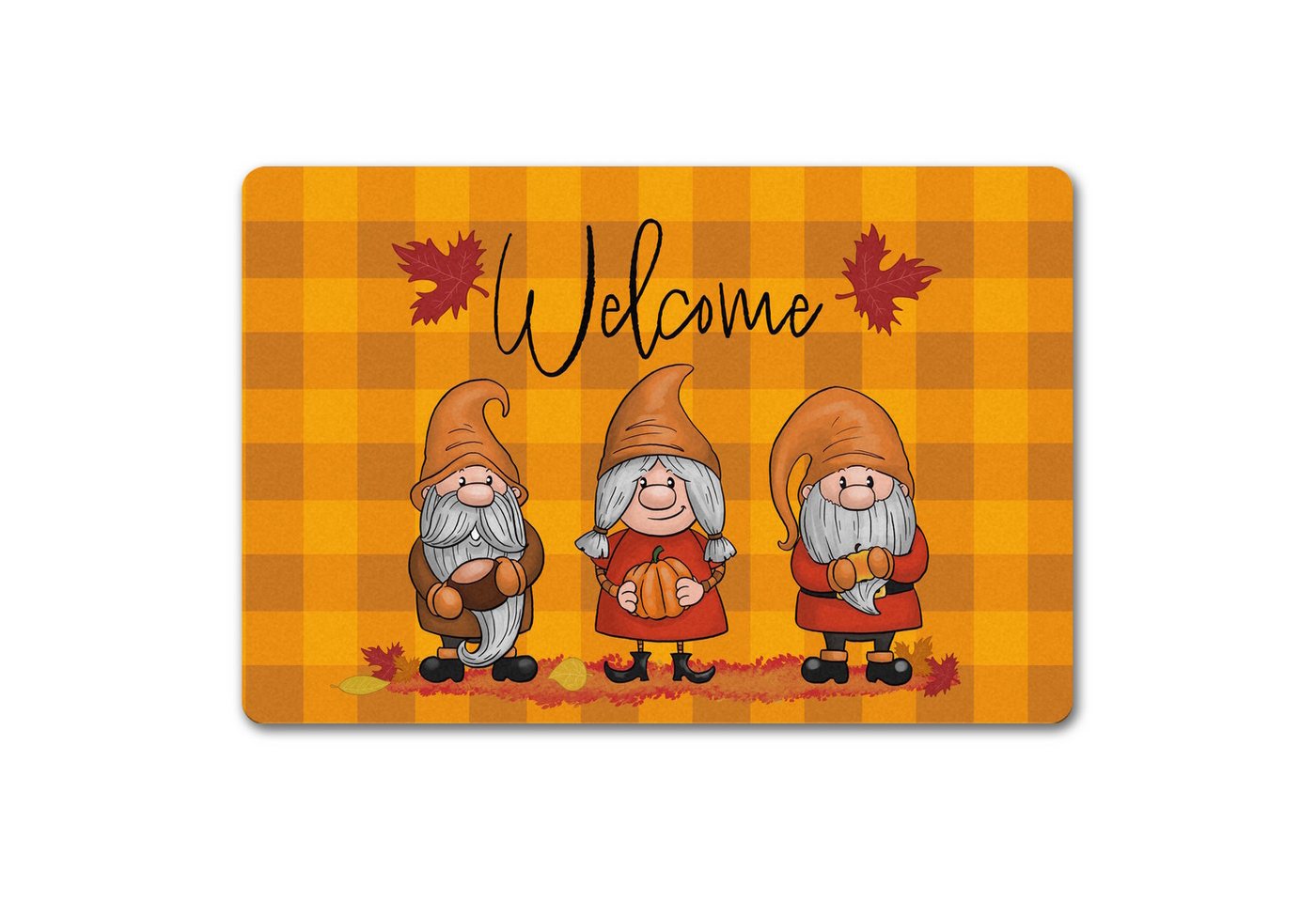 speecheese Fußmatte Welcome Wichtel Fußmatte in 40x60 cm ohne Rand in herbstlichen Farben speecheese Fußmatte Welcome Wichtel Fußmatte in 40x60 cm ohne Rand in herbstlichen Farben von speecheese