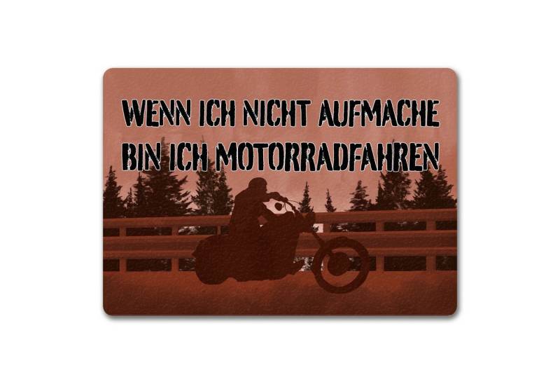 speecheese Fußmatte Wenn ich nicht aufmache bin Motorradfahren Fußmatte in 35x50 cm ohne speecheese Fußmatte Wenn ich nicht aufmache bin Motorradfahren Fußmatte in 35x50 cm ohne von speecheese