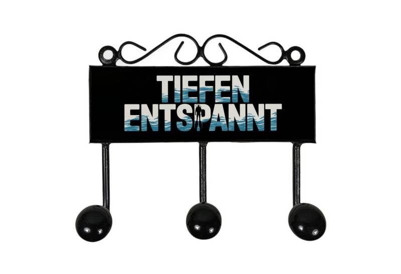speecheese Garderobenleiste Taucher Silhouette - TIEFEN ENTSPANNT Kleiderhaken Leiste mit 3 Haken speecheese Garderobenleiste Taucher Silhouette - TIEFEN ENTSPANNT Kleiderhaken Leiste mit 3 Haken von speecheese