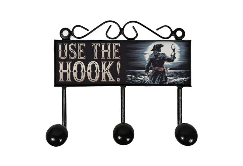 speecheese Garderobenleiste Use the Hook! Pirat Kleiderhaken Leiste mit 3 Haken von speecheese
