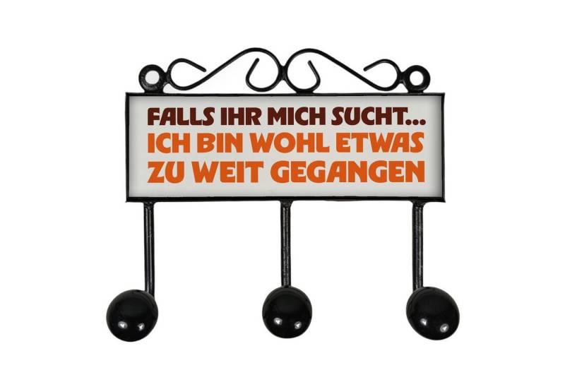 speecheese Garderobenleiste Zu weit gegangen Kleiderhaken Leiste mit 3 Haken speecheese Garderobenleiste Zu weit gegangen Kleiderhaken Leiste mit 3 Haken von speecheese