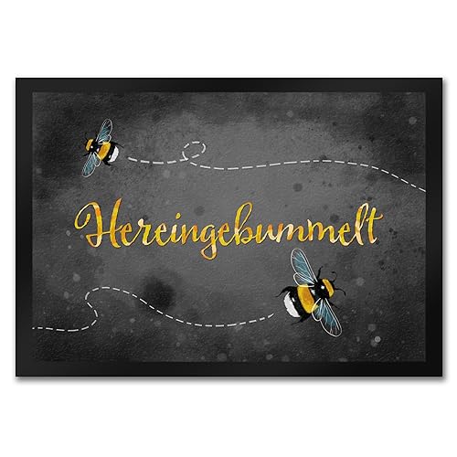 speecheese Hereingebummelt Hummel Fußmatte in 35x50 cm in grau Türvorleger für den Frühling Hauseingang Terrasse Hummeln niedlich speecheese Hereingebummelt Hummel Fußmatte in 35x50 cm in grau Türvorleger für den Frühling Hauseingang Terrasse Hummeln niedlich von speecheese