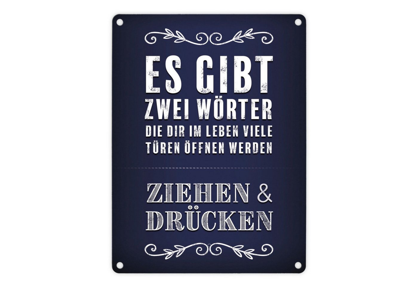 speecheese Metallschild Blechschild Es gibt zwei Wörter die dir im Leben viele Türen öffnen speecheese Metallschild Blechschild Es gibt zwei Wörter die dir im Leben viele Türen öffnen von speecheese