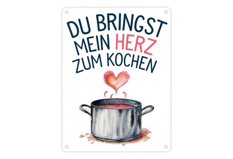 speecheese Metallschild Du bringst mein Herz zum Kochen Metallschild in 15x20 cm speecheese Metallschild Du bringst mein Herz zum Kochen Metallschild in 15x20 cm von speecheese