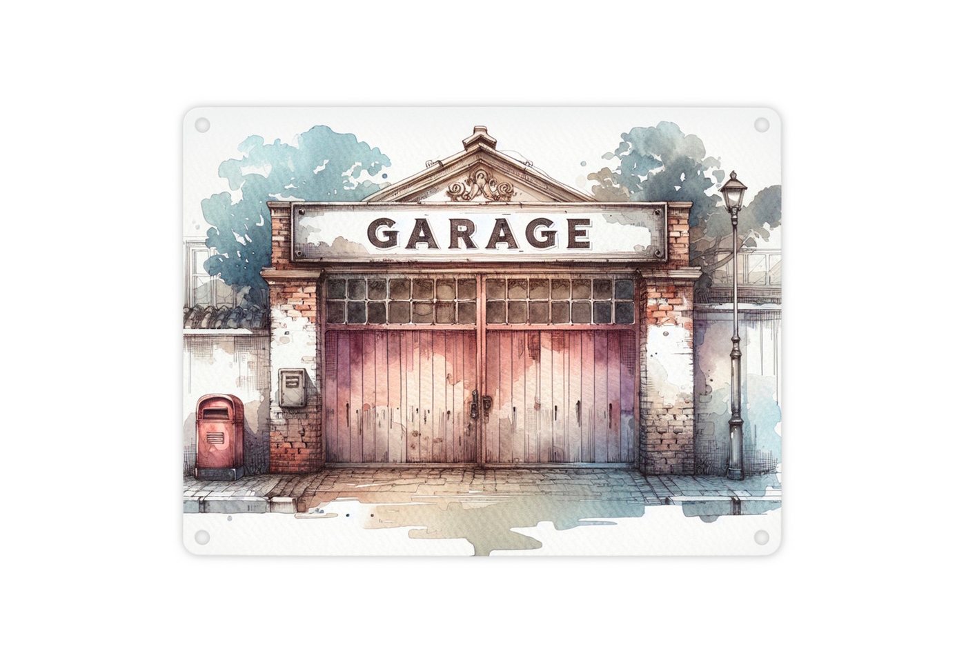 speecheese Metallschild Garage Metallschild in 15x20 cm speecheese Metallschild Garage Metallschild in 15x20 cm von speecheese