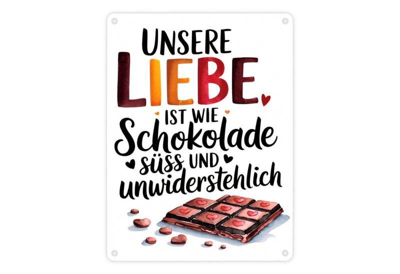 speecheese Metallschild Liebe ist wie Schokolade Metallschild in 15x20 cm Schokoladentafel speecheese Metallschild Liebe ist wie Schokolade Metallschild in 15x20 cm Schokoladentafel von speecheese