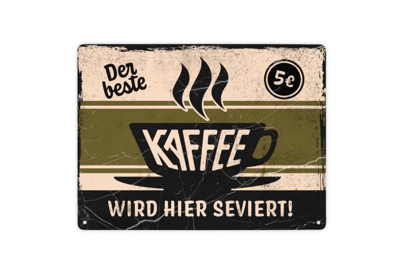 speecheese Metallschild Metallschild XXL in 28x38 cm mit Spruch Der beste Kaffee wird hier speecheese Metallschild Metallschild XXL in 28x38 cm mit Spruch Der beste Kaffee wird hier von speecheese