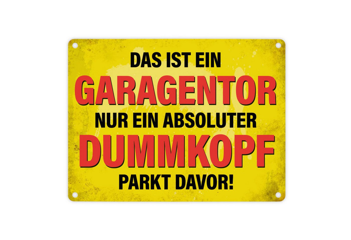 speecheese Metallschild Metallschild mit Spruch: Das ist ein Garagentor nur ... speecheese Metallschild Metallschild mit Spruch: Das ist ein Garagentor nur ... von speecheese