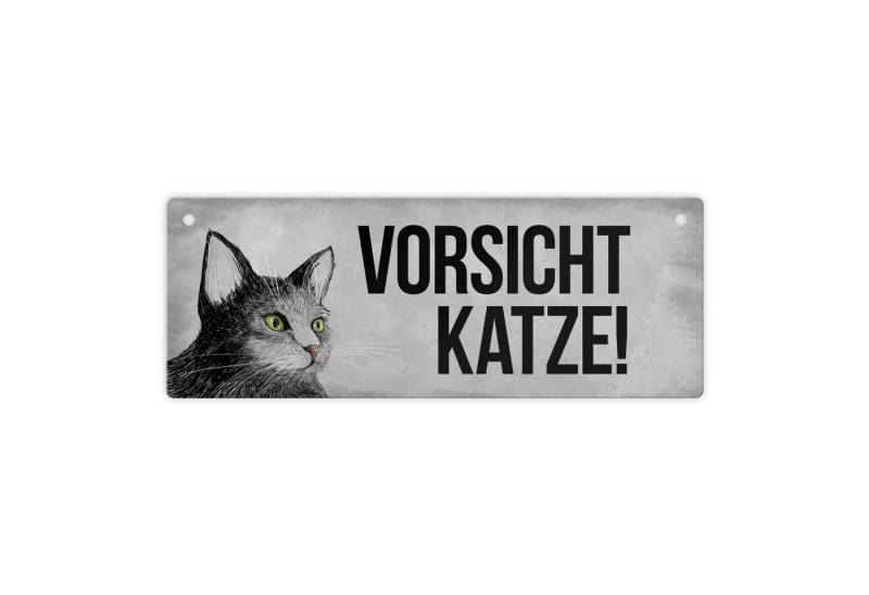 speecheese Metallschild Vorsicht Katze Metallschild mit Motiv Achtung Warnschild Hinweis speecheese Metallschild Vorsicht Katze Metallschild mit Motiv Achtung Warnschild Hinweis von speecheese