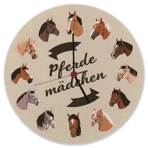 speecheese Pferdemädchen und Pferde Wanduhr Pferdemädchen und Pferde Wanduhr Illustrationen für Mädchen Arabisches Vollblut Englisches Quarter Horse speecheese Pferdemädchen und Pferde Wanduhr Pferdemädchen und Pferde Wanduhr Illustrationen für Mädchen Arabisches Vollblut Englisches Quarter Horse von speecheese