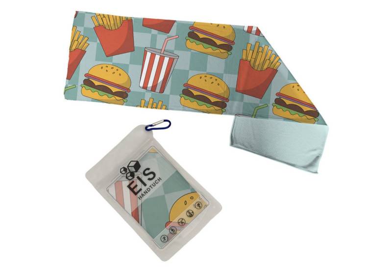 speecheese Sporthandtuch Retro Diner Eishandtuch für Fast-Food Fans von speecheese