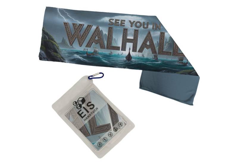 speecheese Sporthandtuch Wikinger Eishandtuch XL See you in Walhalla von speecheese