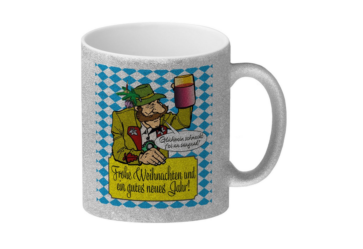 speecheese Tasse Bayer mit Glühwein Glitzer Kaffeebecher Spruch Frohe Weihnachten und speecheese Tasse Bayer mit Glühwein Glitzer Kaffeebecher Spruch Frohe Weihnachten und von speecheese