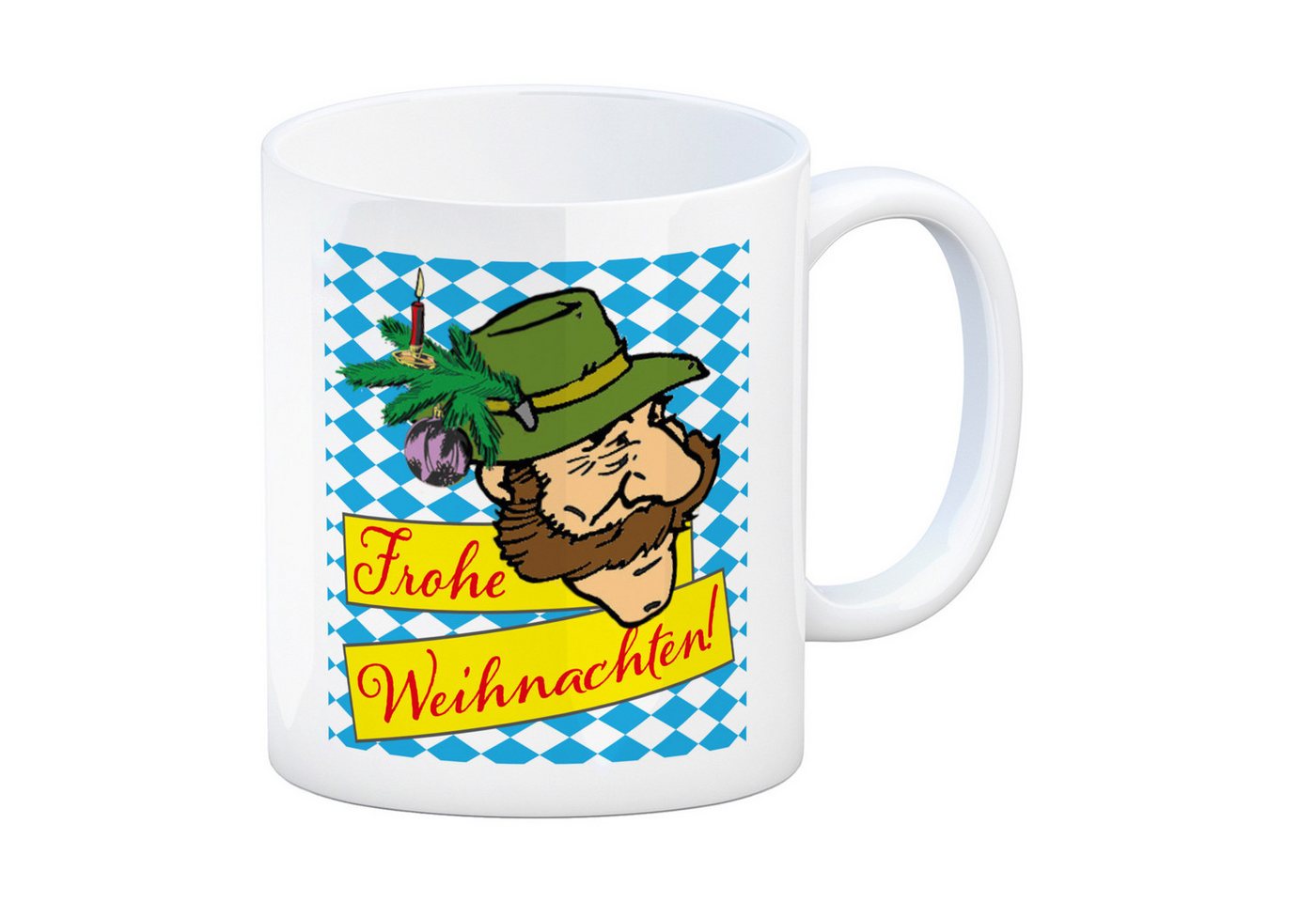 speecheese Tasse Bayer mit Hut Kaffeebecher mit Spruch Frohe Weihnachten speecheese Tasse Bayer mit Hut Kaffeebecher mit Spruch Frohe Weihnachten von speecheese