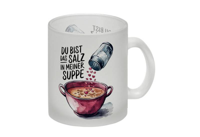 speecheese Tasse Du bist das Salz Glas Tasse Salzstreuer und Suppe von speecheese