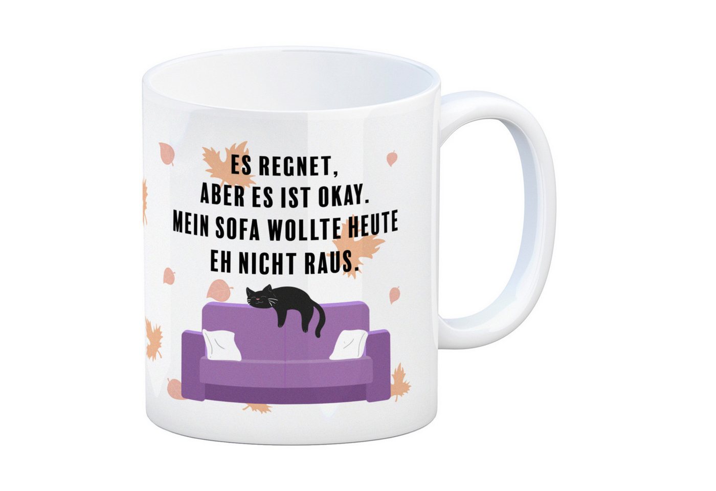 speecheese Tasse Faule Katze Kaffeebecher mit Spruch Es regnet mein Sofa wollte nicht speecheese Tasse Faule Katze Kaffeebecher mit Spruch Es regnet mein Sofa wollte nicht von speecheese