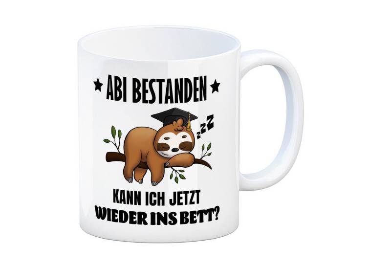 speecheese Tasse Faultier Abitur Kaffeebecher mit Spruch Abi geschafft zurück ins Bett speecheese Tasse Faultier Abitur Kaffeebecher mit Spruch Abi geschafft zurück ins Bett von speecheese