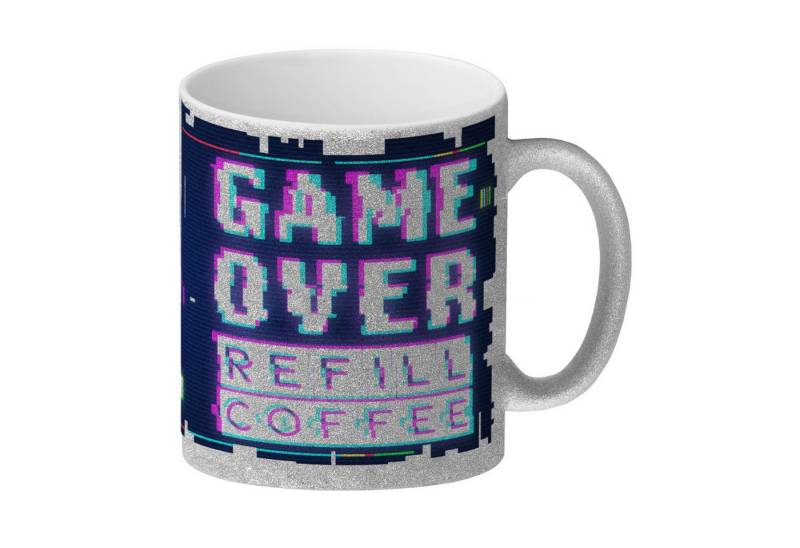 speecheese Tasse Game Over Refill Coffee Kaffeetasse für Gamer von speecheese