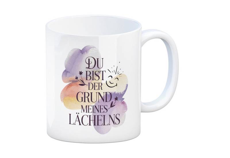 speecheese Tasse Grund meines Lächelns Kaffeebecher Blumen Aquarell speecheese Tasse Grund meines Lächelns Kaffeebecher Blumen Aquarell von speecheese