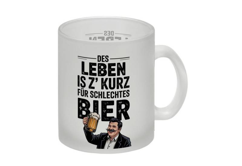 speecheese Tasse Leben zu kurz für schlechtes Bier Glas Tasse Mann mit Bierkrug von speecheese