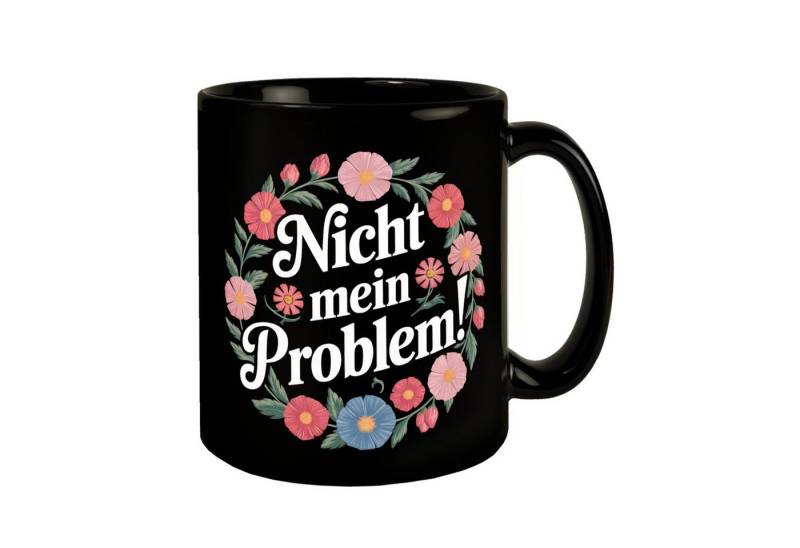 speecheese Tasse Nicht mein Problem Blumensprache Tasse von speecheese