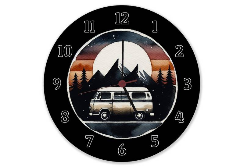 speecheese Wanduhr Wohnmobil Wanduhr aus Alu von speecheese
