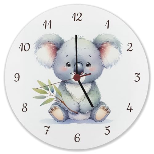 speecheese sitzender Koala Wanduhr Niedlich dasitzend süßer Koala Tier Wanduhr Beuteltier aus Australien Fauna Dekoration Kinderzimmer speecheese sitzender Koala Wanduhr Niedlich dasitzend süßer Koala Tier Wanduhr Beuteltier aus Australien Fauna Dekoration Kinderzimmer von speecheese