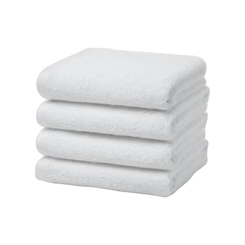 Speed4allkinds Duschtuch Duschtücher Handtücher Saunahandtuch Badetuch-Set 100% Frottee Baumwolle 600g / m² 50x100 cm oder 70x140 cm | Premium Qualität (2er Set 70x140cm Weiß) von Speed4allkinds