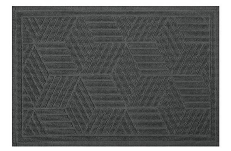 spirella Badematte CUBO, Höhe 5 mm, Badteppich mit origineller Hoch-Tief-Optik durch kontrastierende Florhöhe 2-5 mm, 100% Baumwolle - Made in Europe, Anti-Rutsch Beschichtung, Größe 50x80 cm, Für Fußbodenheizung geeignet, Waschbar 40°, Baumwolle, rechteckig von spirella