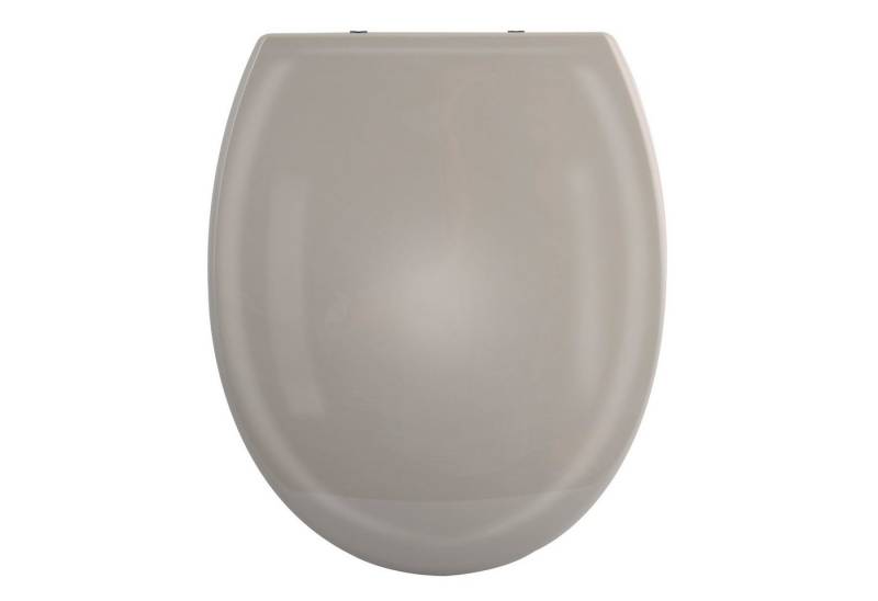 spirella WC-Sitz HARRY, Premium Toilettendeckel aus leichtem PP Thermoplast Kunststoff, hohe Stabilität, bruchsicher, Edelstahl Scharniere mit Quick-Release-Funktion zur einfachen Schnellreinigung, Soft Close Absenkautomatik, oval, taupe von spirella