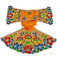 Radha Krishna Outfit | Orange & Blau von spiritualvrindavanEX