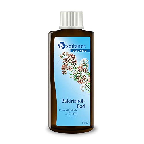 Spitzner Gesundheitsbad Baldrianöl 190 ml - Gesundheitsfördernder Badezusatz mit ätherischem Öl aus Baldrian | fördert den gesunden Schlaf von spitzner