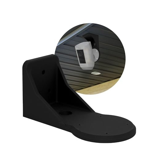 SplashNColor Kamera-Halterung für den Außenbereich, kompatibel mit Ring Spotlight Pro – Kabellose Sicherheitshalterung für Außenwand – Zubehör für Außenhaus, Halterungen unter Dach, inklusive von splash n color