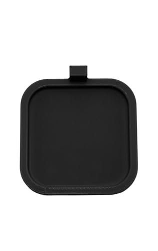 SplashNColor Kleines Regal für Akustikpaneele – Schwebendes Wandregal mit einfachem Klick-Design, moderne Aufbewahrungs- und Display-Lösung für Zuhause oder Büro – ABS – Schwarz – 1 Packung von splash n color