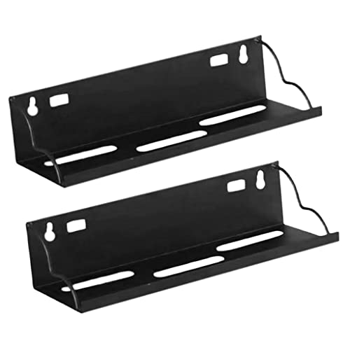 2 x Metall-Wandregal, Blumentopf-Regal, zum Aufhängen, 30 x 10 x 7 cm, für Wohnzimmer, Büro, Café von sporful