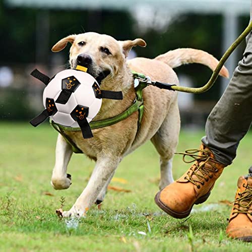 Gor Pets Super Soccer Fußball-Hundespielzeug mit Nylonlaschen zum Apportieren und Ziehen, strapazierfähiges TPU, umweltfreundlich, kaufest, inklusive Pumpe Gor Pets Super Soccer Fußball-Hundespielzeug mit Nylonlaschen zum Apportieren und Ziehen, strapazierfähiges TPU, umweltfreundlich, kaufest, inklusive Pumpe von sporful