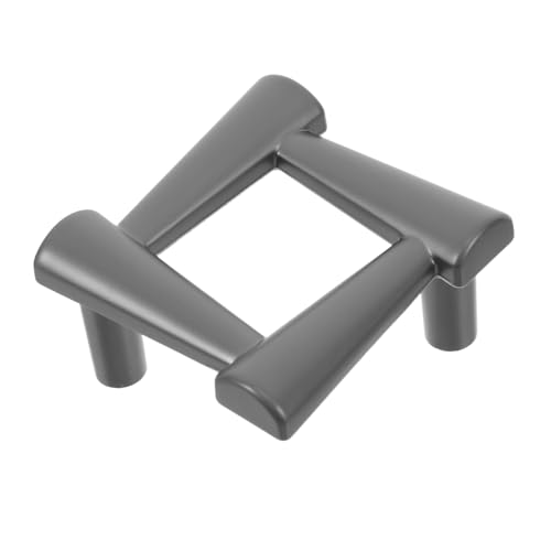 Kreativer Schrankgriff mit 48 Löchern, Zinklegierung, modernes graues Design für einfache Selbstmontage, elegantes Upgrade für Küchen- und Badezimmermöbel von sporful
