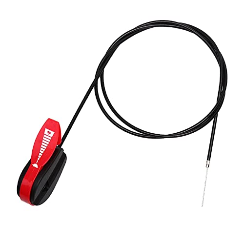 sporful Universal Rasenmäher-Gaszug-Steuerschalter, Hebelgriff-Set, Reparaturset, Schwarz und Rot, 1,6 m sporful Universal Rasenmäher-Gaszug-Steuerschalter, Hebelgriff-Set, Reparaturset, Schwarz und Rot, 1,6 m von sporful