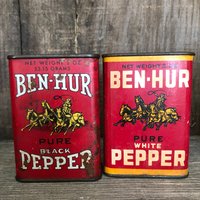 Ben Hur Schwarzweiße Pfefferdose von spunkandgrumpsjunk