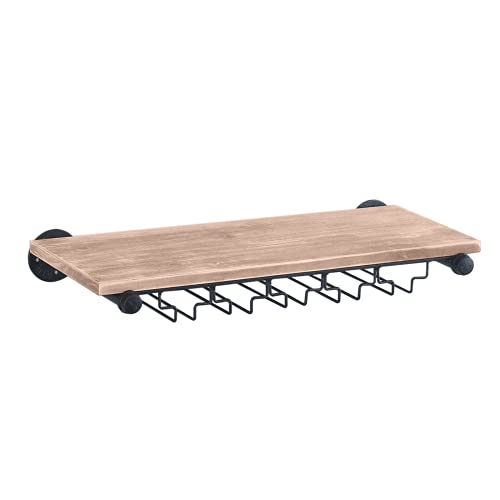 spuwlqot Weinregal zur Wandmontage zur Aufbewahrung von Weinen, 61 x 25 cm spuwlqot Weinregal zur Wandmontage zur Aufbewahrung von Weinen, 61 x 25 cm von spuwlqot