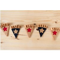 Kirsch Und Blaubeere Filz Tortengirlande | American Pie Unabhängigkeitstag Dekor Rot Blaue Sterne Vaterländisch Kirsch Und Blaubeere Filz Tortengirlande | American Pie Unabhängigkeitstag Dekor Rot Blaue Sterne Vaterländisch von squeezeandthankyou