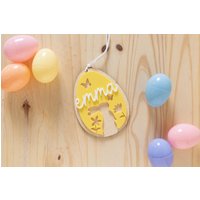 Personalisierte Osterei Hase Blumen Acryl Geschenk Namensschild Boho Ostern Benutzerdefinierte Frühling Kindergarten Baby Rucksack Personalisierte Osterei Hase Blumen Acryl Geschenk Namensschild Boho Ostern Benutzerdefinierte Frühling Kindergarten Baby Rucksack von squeezeandthankyou