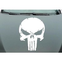 Großer Punisher Skull Van Car Frontseite Aufkleber Grafik Kunst Lkw Tür Dekor von srdecalsdesign