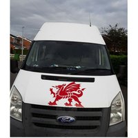 Large 23x16 Wales Drachen Vinyl Autohaube Seite Aufkleber Wand Kunst Tier Grafik Scherenschnitt Lieferwagen Lkw Wohnwagen Cymru von srdecalsdesign