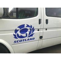 Schottland Distel Aufkleber Autoaufkleber Vinyl Wand Kunst Bonnet Seitenaufkleber Van Grafik Tür Wohnmobil Wohnwagen von srdecalsdesign