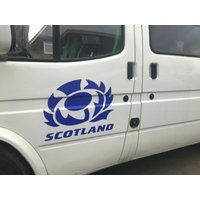 Scotland Distle Abziehbild Auto Aufkleber Wandtattoo Distel Seite Sticker Van Vinyl Wand Kunst Grafik Tür Wohnmobil Wohnwagen von srdecalsdesign